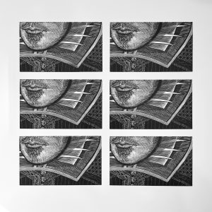 Richard Studer, Droeshout Shakespeare - studies  I
