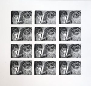 Richard Studer, Droeshout Shakespeare - studies  II